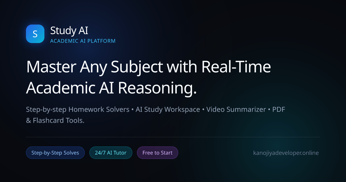 Dashboard | Study AI | Study AI